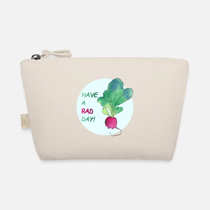 Have a rad day - Radieschen - blue Bio-Täschchen