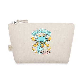 Mignon et drôle Snaxolotl Adorable Snacking Axolotl - Trousse biologique - nature - Devant