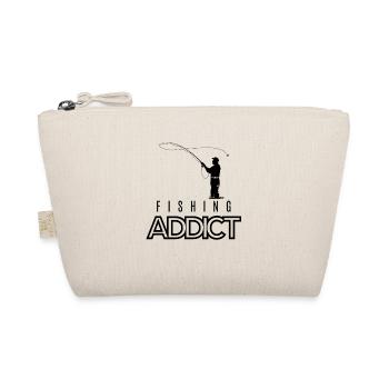 Funny Fishing Fishing Addict product - Organic Pouch - nature - Front