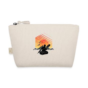 Canoe kayak paddle boat shirt - Organic Pouch - nature - Front