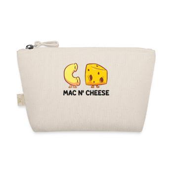 Funny Mac And Cheese Food Lover Powered By Mac & - Organic Pouch - nature - Front