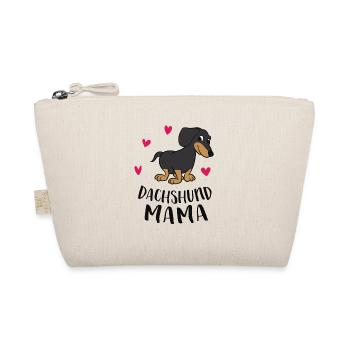 Coole Dachshund Mutter Dachshund Mama - Bio-Täschchen - Natur - Vorne