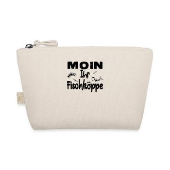 Moin Fischköppe Norddeutschland Küste Nordsee - Bio-Täschchen - Natur - Vorne