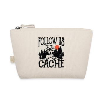 Follow Us To The Cache - Bio-Täschchen - Natur - Vorne