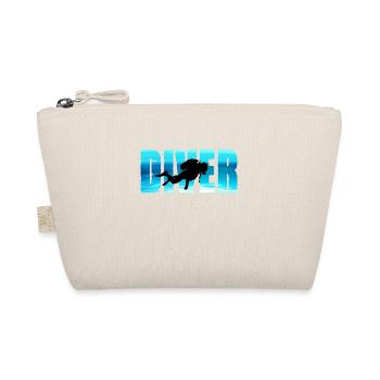 Diver diving diving snorkeling underwater - Organic Pouch - nature - Front
