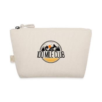100 Mile Club trail run ultra trail running runner - Organic Pouch - nature - Front