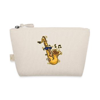 SMOOTH JAZZ SAXOPHONE saxophonist humor musician - Organic Pouch - nature - Front