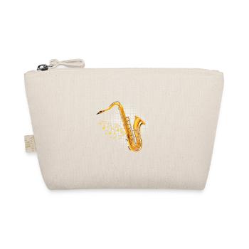Bass saxophone tenor saxophone player - Organic Pouch - nature - Front