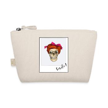 Pin up Smile - Bio-Täschchen - Natur - Vorne