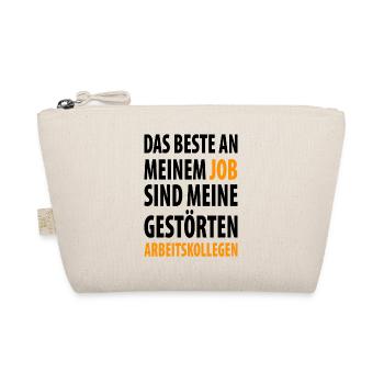 Das beste an meinen Job sind meine Kollegen - Bio-Täschchen - Natur - Vorne