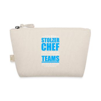 lustiges Chef Geschenk stolzer Chef Idee - Bio-Täschchen - Natur - Vorne