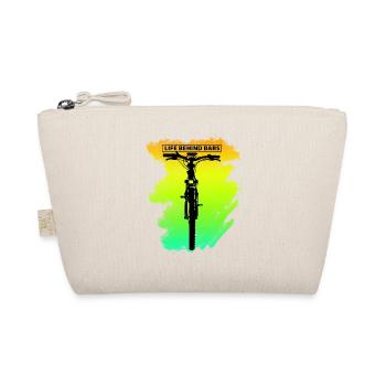 Life behind bars gift for pedal & steering wheel fans - Organic Pouch - nature - Front