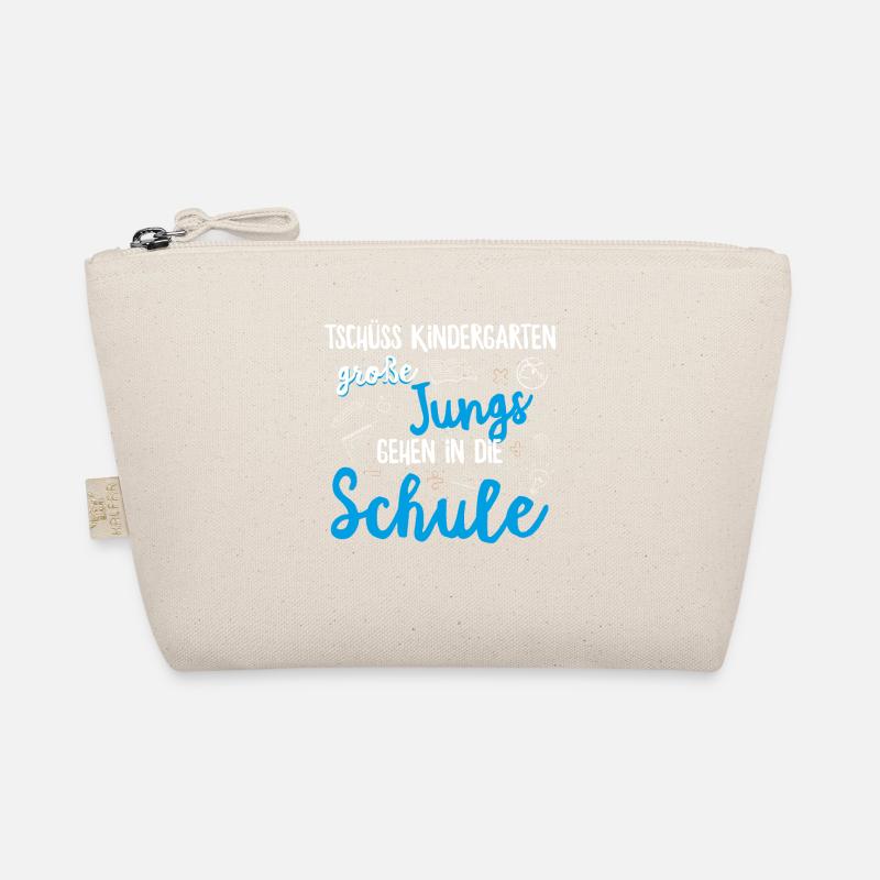 Einschulung Schulanfang Kindergarten Schulstart - Bio-Täschchen - Natur
