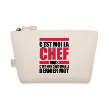 c'est moi le chef mon chat le dernier mot - Trousse biologique - nature - Devant