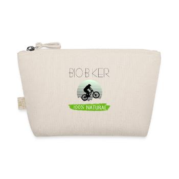 Mountain bike MTB bike organic biker nature gift - Organic Pouch - nature - Front