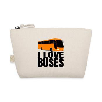 Bus bus driver birthday gift idea men - Organic Pouch - nature - Front