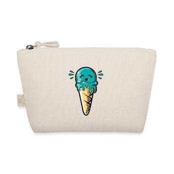 Kawaii Eis Eiskugel - Bio-Täschchen - Natur - Vorne