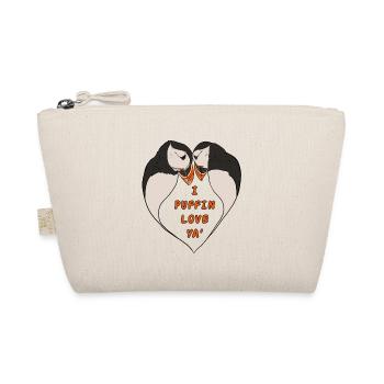 I Puffin Love ya Geschenk für Papageitaucher Fans - Bio-Täschchen - Natur - Vorne