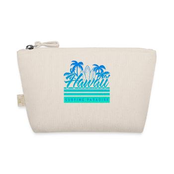 Hawaii Surfing Paradise Vintage - Bio-Täschchen - Natur - Vorne