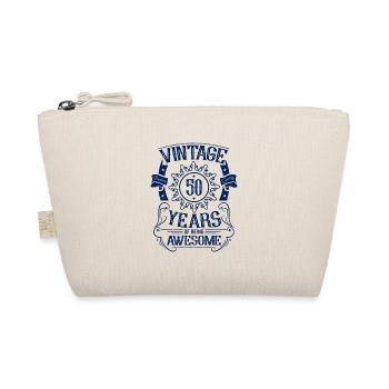 50 Anniversaire Vintage Awesome - Trousse biologique - nature - Devant