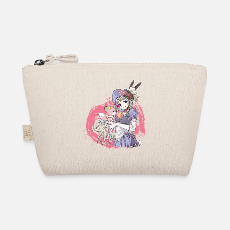 Fille manga avec chien Trousse biologique