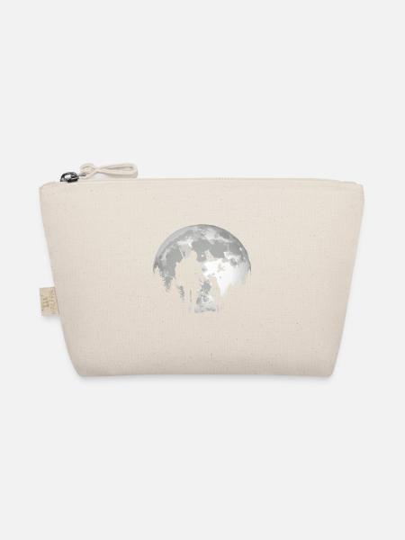 Hunting Hunter with Dog Shirt for Hunters - Organic Pouch - nature - Front