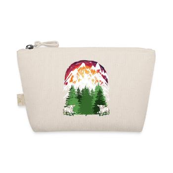 Sheep Goats Alpine Pasture Mountains Alps Holiday Tannen Alm - Organic Pouch - nature - Front