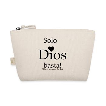 Solo Dios (large) - Organic Pouch - nature - Front