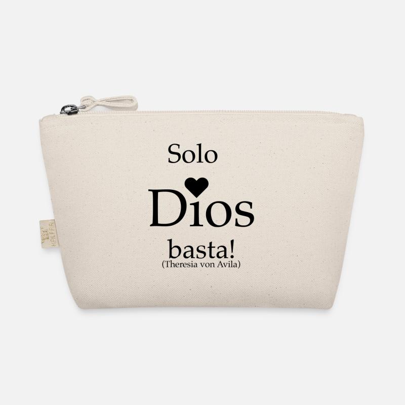 Solo Dios (groß) - Bio-Täschchen - Natur