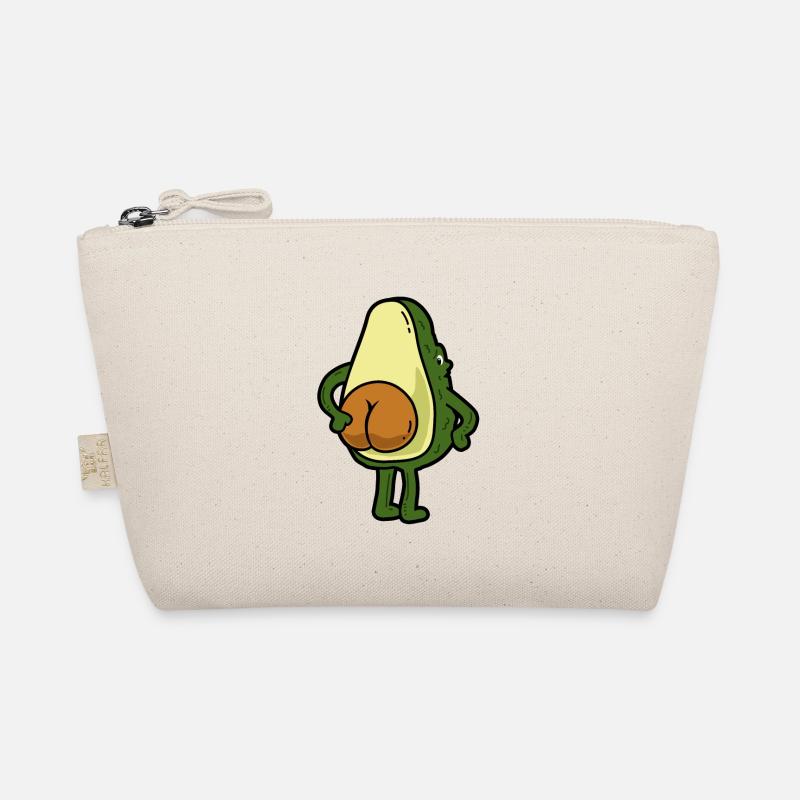 Funny Avocado Butt Popo Organic Pouch