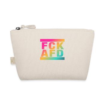 Liberté Égalité FCK AFD Shirt - Bio-Täschchen - Natur - Vorne