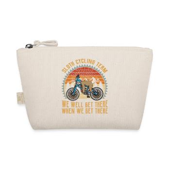 Vintage Sloth Cycling Team - Bio-Täschchen - Natur - Vorne