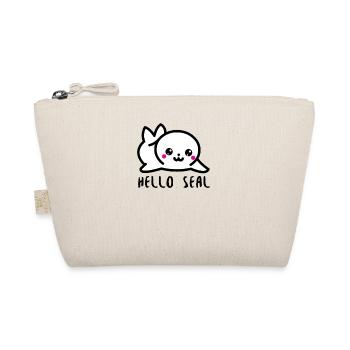 Hello Seal - Bio-Täschchen - Natur - Vorne