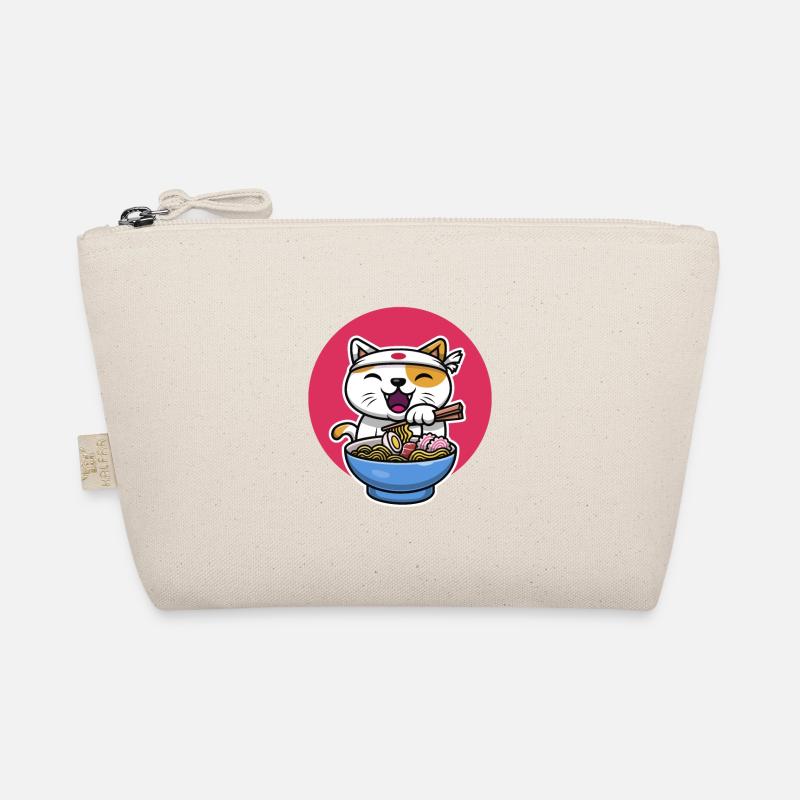 Ramen Cat Design Bio-Täschchen