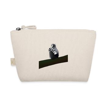 Lemur & Lemur monkey gift for monkey friends - Organic Pouch - nature - Front