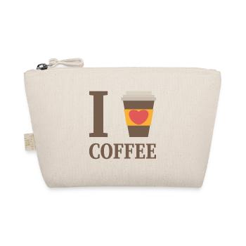 I love coffee - Organic Pouch - nature - Front