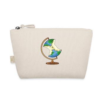 Globus Earth Apple Climate Protection Climate Change - Organic Pouch - nature - Front