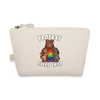 PROTÉGEZ CHAQUE ENFANT mère aime l'ours gay LGBTQ - Trousse biologique - nature - Devant