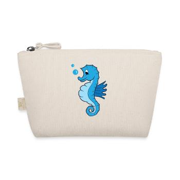 Seahorse Lover Seahorse Lover Gift Kids Seahorses - Organic Pouch - nature - Front