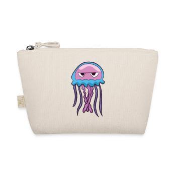 Lustige Quallen Ocean Love Aquarium Quallen - Bio-Täschchen - Natur - Vorne