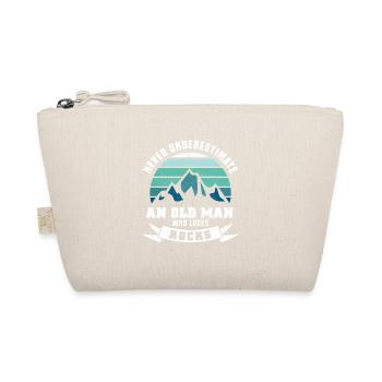 Funny Geology & Rocks Gift for Old Man - Organic Pouch - nature - Front