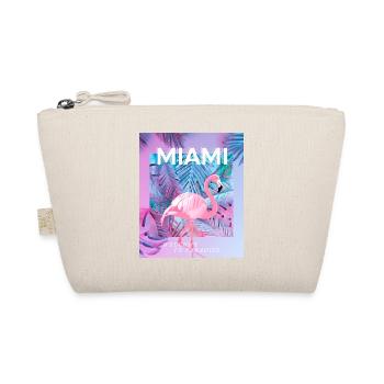 miami paradise, miami beach - Bio-Täschchen - Natur - Vorne