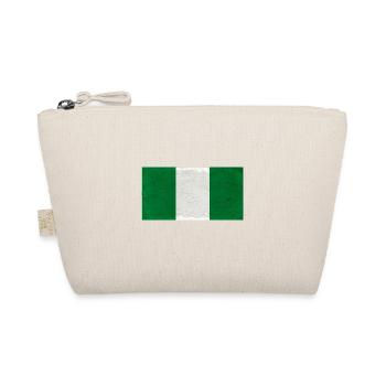 Nigerias Flagge Textur - Bio-Täschchen - Natur - Vorne