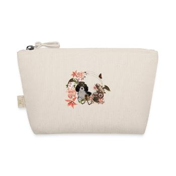 Steampunk, chiot et écureuil au chapeau - Trousse biologique - nature - Devant