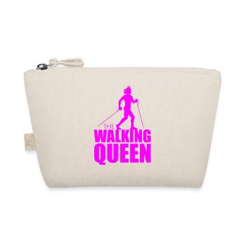 Walking Queen Queen Funny Gift Femmes - Trousse biologique - nature - Devant