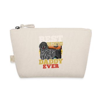 Portuguese Water Dog Dad Father's Day Retro - Organic Pouch - nature - Front