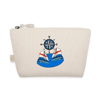 Voile nordique voilier rose des vents boussole maritime - Trousse biologique - nature - Devant