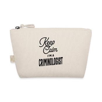 Gardez le cadeau de titre de poste de criminologue calme - Trousse biologique - nature - Devant
