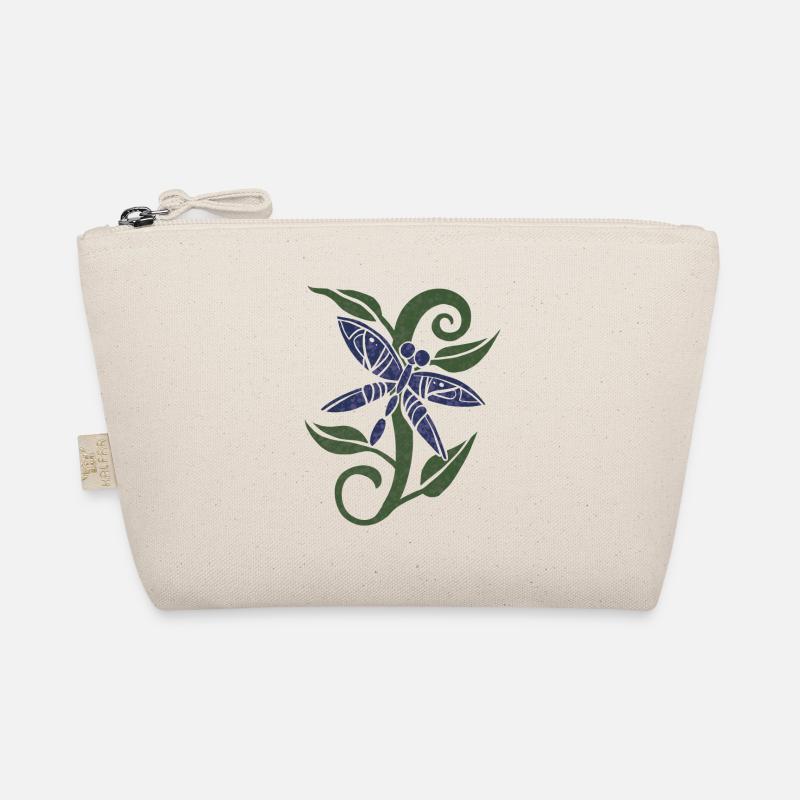 Blaue Libelle Bio-Täschchen