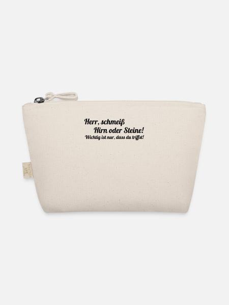 lustiger Spruch Witziges Geschenk Büro Bürohumor - Bio-Täschchen - Natur